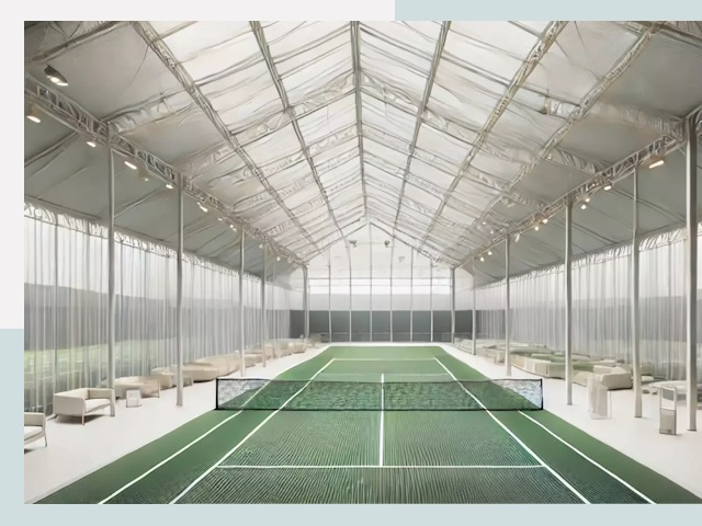 Строительство теннисных кортов в Коломне