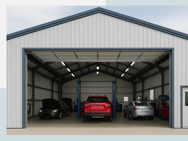 Ангары из сэндвич панелей от 608 руб. в Коломна