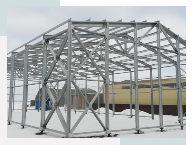 Каркасные ангары в Коломне