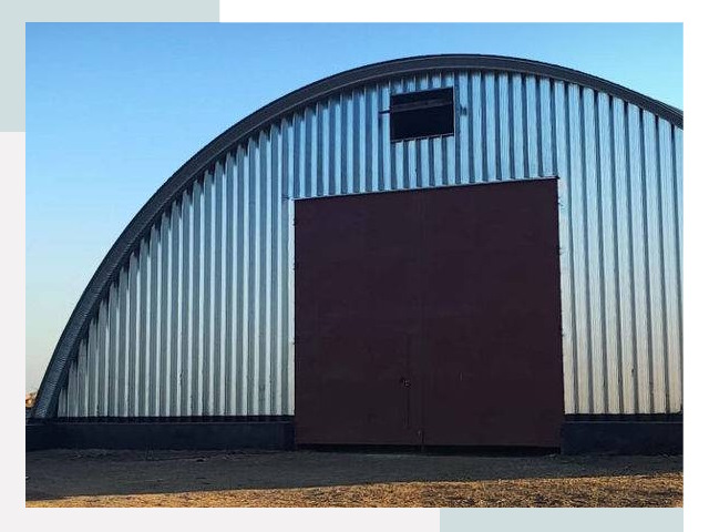 Бескаркасные ангары в Коломне