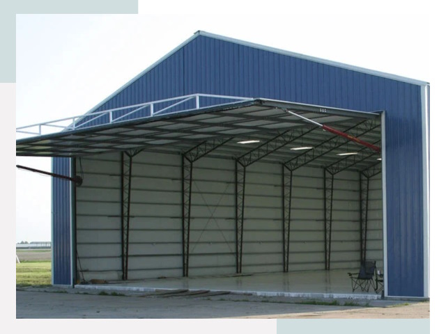 Прямо стенные ангары в Коломне