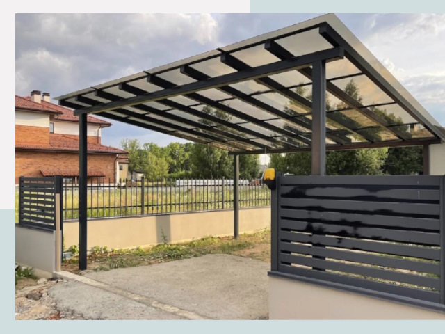 Металлические навесы в Коломна от 608 руб. за м²