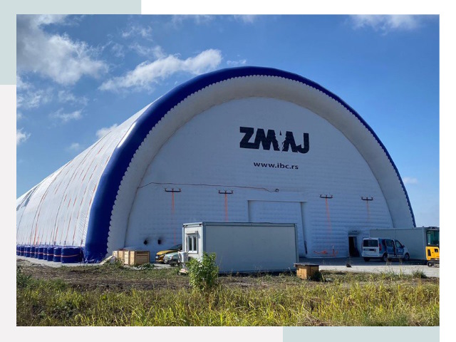 Брендирование ангаров в Коломне