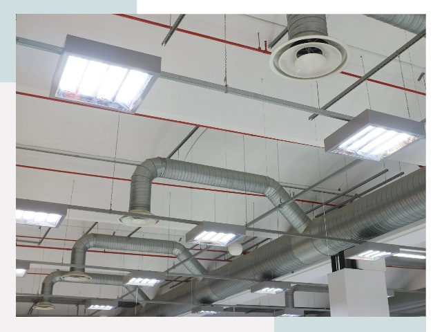 Вентиляция ангаров в Коломне