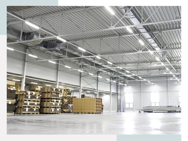 Освещение ангаров в Коломне