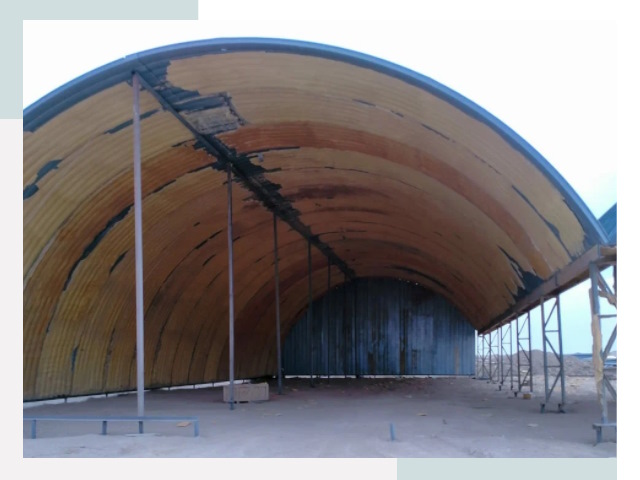 Реконструкция ангаров в Коломне