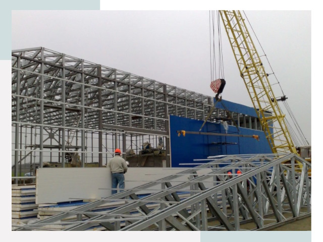 Монтаж ангаров в Коломне