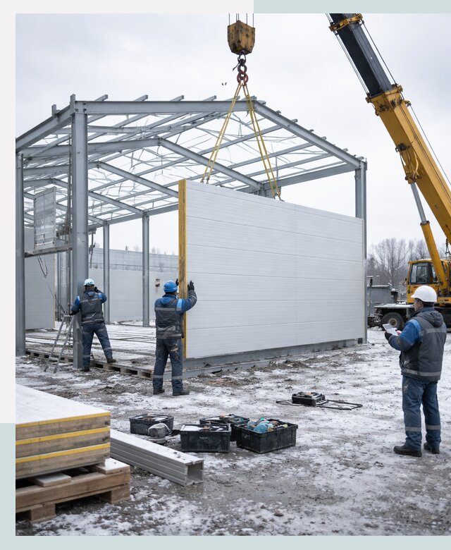 Строительство холодильных складов под ключ в Коломне