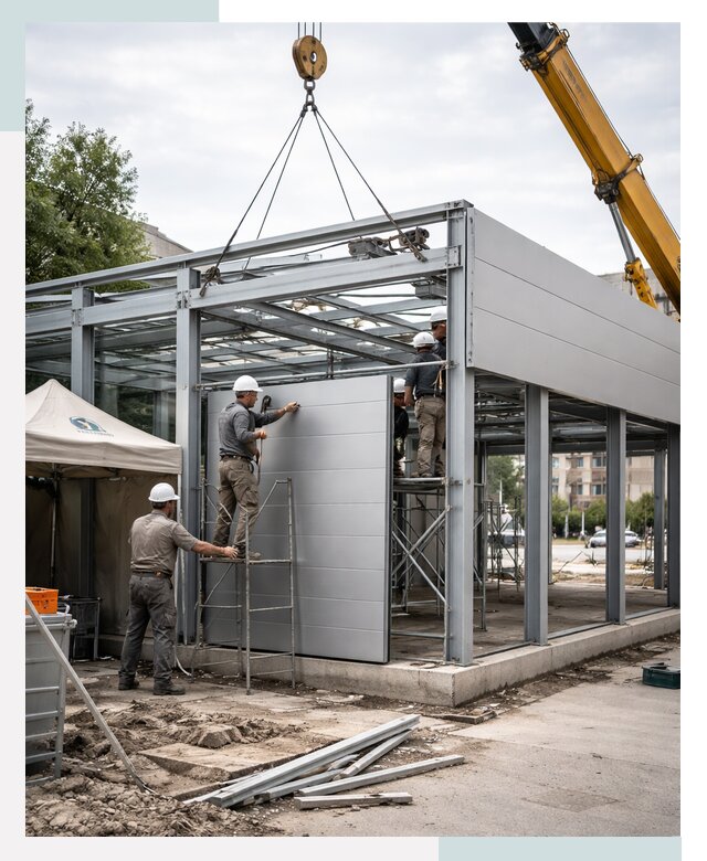 СтальСтрой-Клм: торговый павильон под ключ в Коломне от 35487 р.